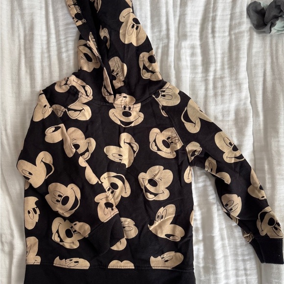 Disney Other - Disney Mickey Mouse Black and Cream Hoodie